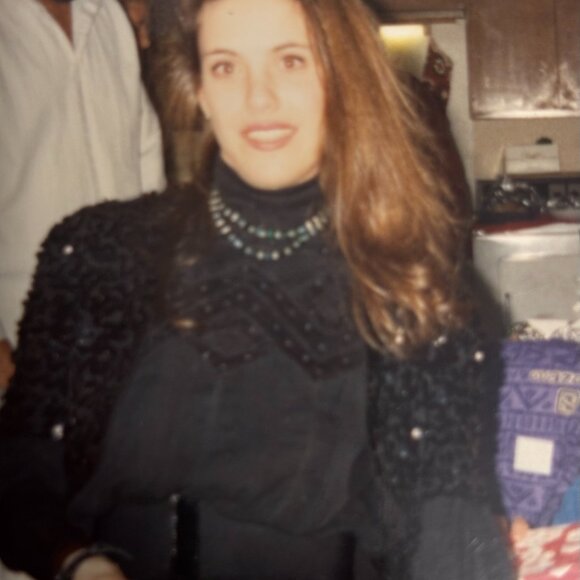 Black Sequin Jacket - As Is Condition Sparkle Blazer - Picture 5 of 5